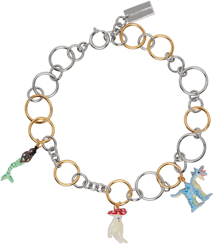 Photo: Marni Silver & Gold Charm Necklace