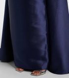 Solace London Lea cape twill gown