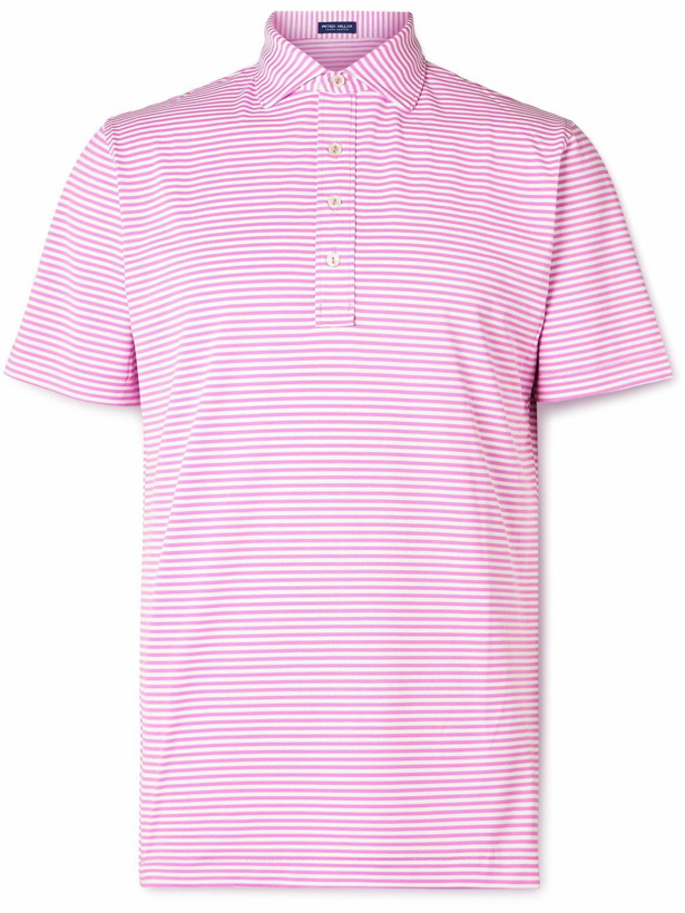 Photo: Peter Millar - Mood Piqué Polo Shirt - Pink