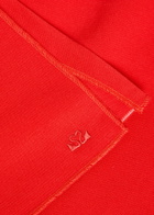 Spence Court Piqué Ponte Mini Tennis Skirt Red