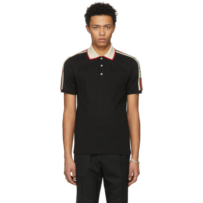 Photo: Gucci Black Gucci Band Polo