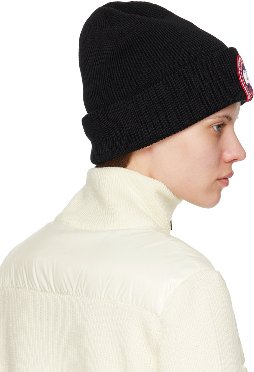 Canada Goose Black Arctic Disc Beanie Canada Goose