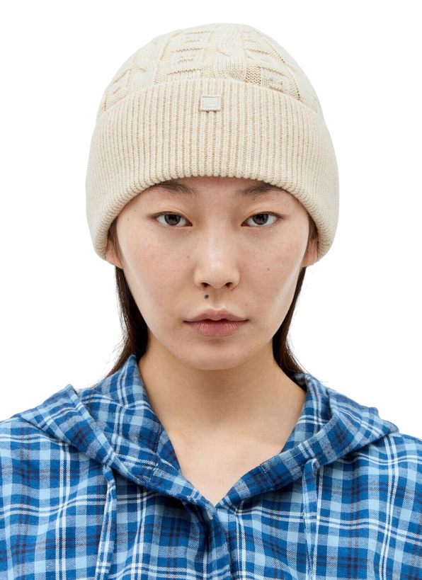 Photo: Acne Studios Cable Knit Beanie Hat