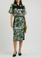 3.1 Phillip Lim Ethereal Mushrooms Sequin-embellished Tulle Skirt Blue