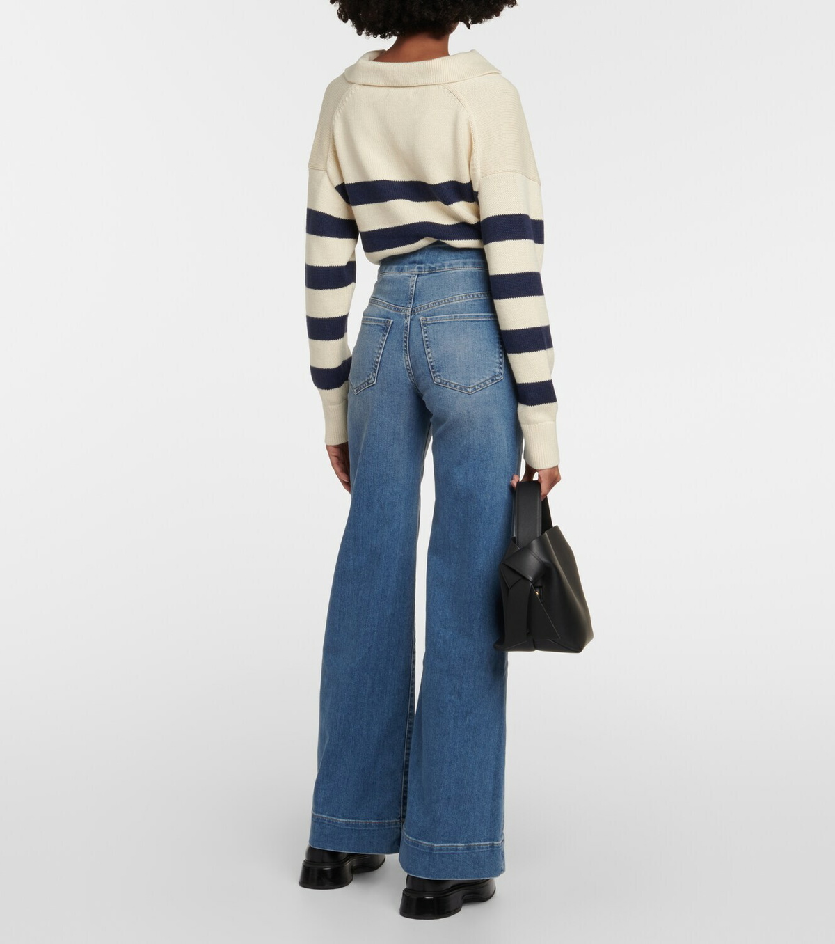 Frame Le Hardy high-rise wide-leg jeans Frame Denim