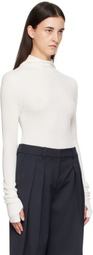 The Frankie Shop Off-White Danae Knit Hoodie