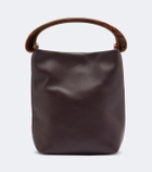 Dries Van Noten Small leather top-handle bag