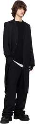 Rick Owens Black Temple Concordian Coat