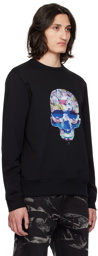 PS by Paul Smith Black Zebra Skull Sweatshirt