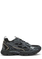 Off-white Be Right Back Panelled Mesh Sneakers Black