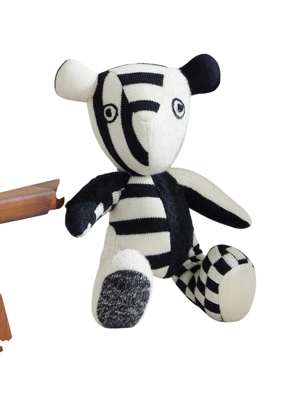 Photo: The Elder Statesman - Elder Striped Cashmere Teddy Bear