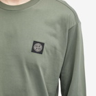 Stone Island Men's Long Sleeve Patch T-Shirt in Musk