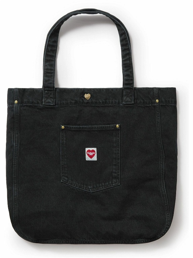 Photo: Carhartt WIP - Nash Logo-Appliquéd Denim Tote Bag