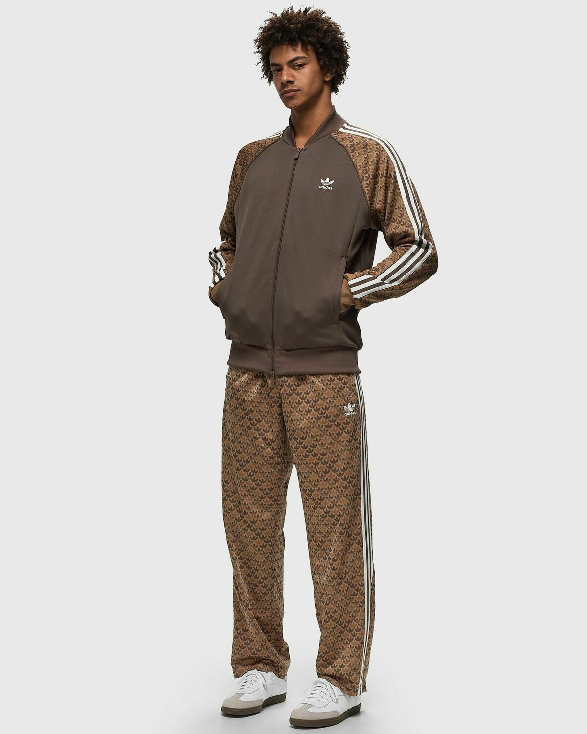 Adidas Sstr Classic Mono Originals Tracktop Brown Track Jackets adidas