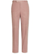 Richard James - Straight-Leg Cotton-Needlecord Suit Trousers - Pink