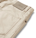 Brioni - Meribel Slim-Fit Cotton-Twill Trousers - Men - Beige