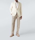 Brunello Cucinelli Linen-blend blazer