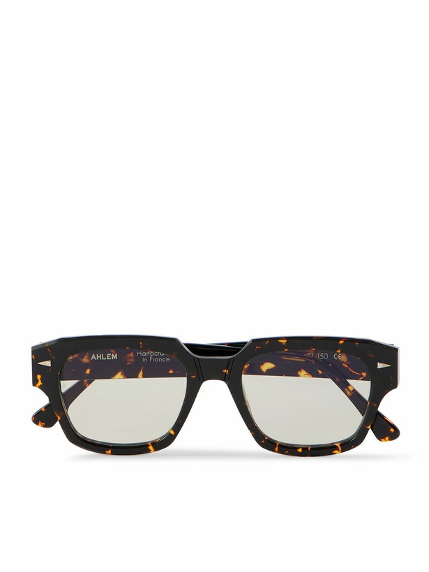 Photo: AHLEM - Rivoli Square-Frame Tortoiseshell Acetate Sunglasses