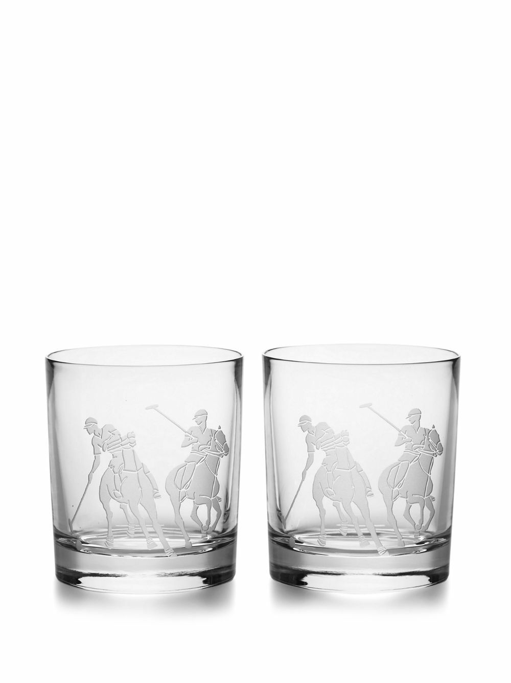 Ralph Lauren Home Clear Garrett Double-Old-Fashioned Glass Set