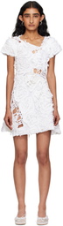 Collina Strada White Chirp Minidress