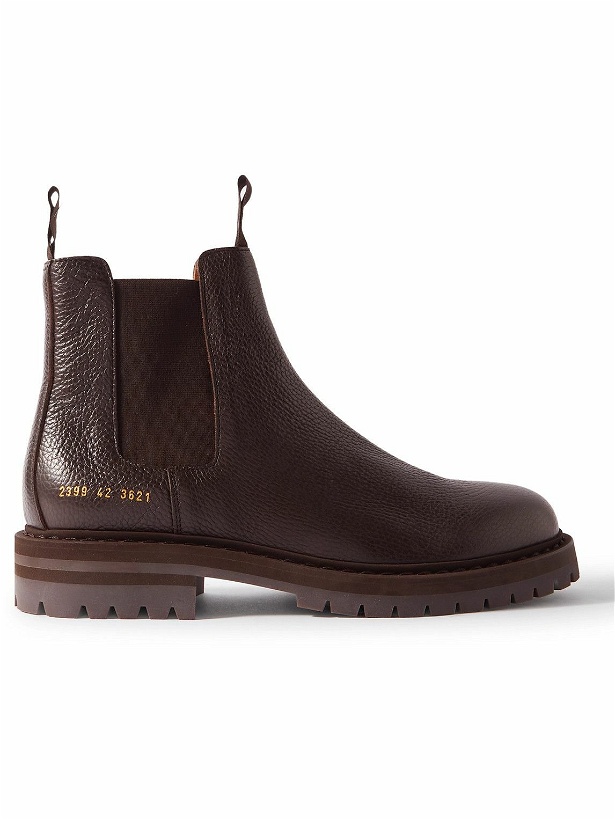 Photo: Common Projects - Full-Grain Leather Chelsea Boots - Brown