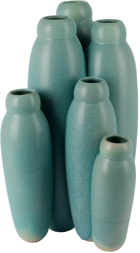 Daniel Cavey Blue Cluster Vases