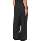 Fear of God ESSENTIALS Black Pleat Front Drawstring Trousers