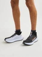 Hoka One One - Carbon X3 Rubber-Trimmed Mesh Running Sneakers - Black