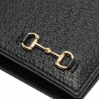 Gucci Men's Horsebit Wallet in Black