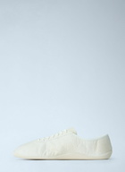 The Row Clement Crinkled-Leather Sneakers