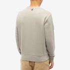 Thom Browne Men's Tonal 4 Bar Crew Sweat in Beige