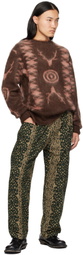 South2 West8 Brown Mohair Sweater