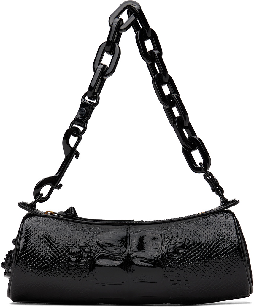 ヴィヴィアンウエストウッド CINDY CYLINDER ハンドバッグ ブラック Vivienne Westwood Black Cindy Cylinder Bag Vivienne Westwood