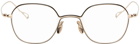 YUICHI TOYAMA. Gold Albers Glasses