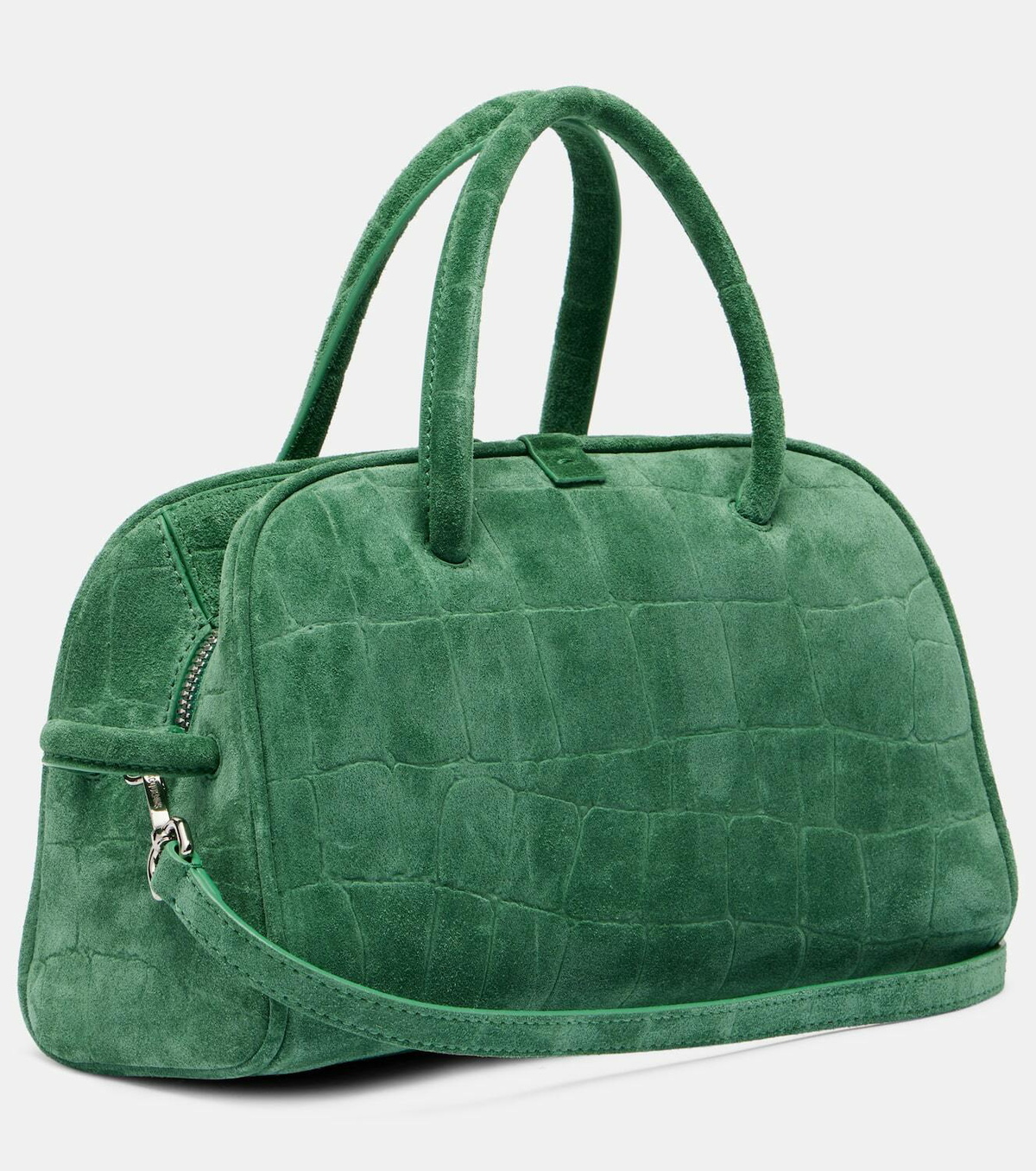 Jacquemus Turismo Small suede duffel bag