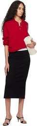 High Sport Black Petra Midi Skirt