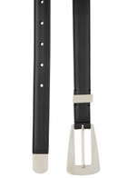 Khaite Lucca Leather Belt Black
