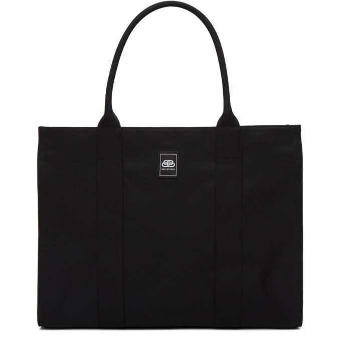 Photo: Balenciaga Black Recycled Nylon Tote Bag