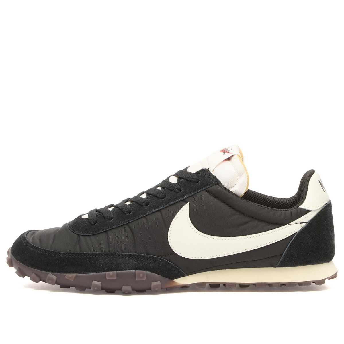 nike waffle racer black sail white