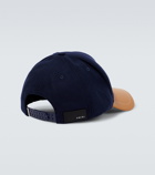 Amiri - Wool and leather baseball cap