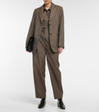 Toteme - High-rise wide-leg wool pants