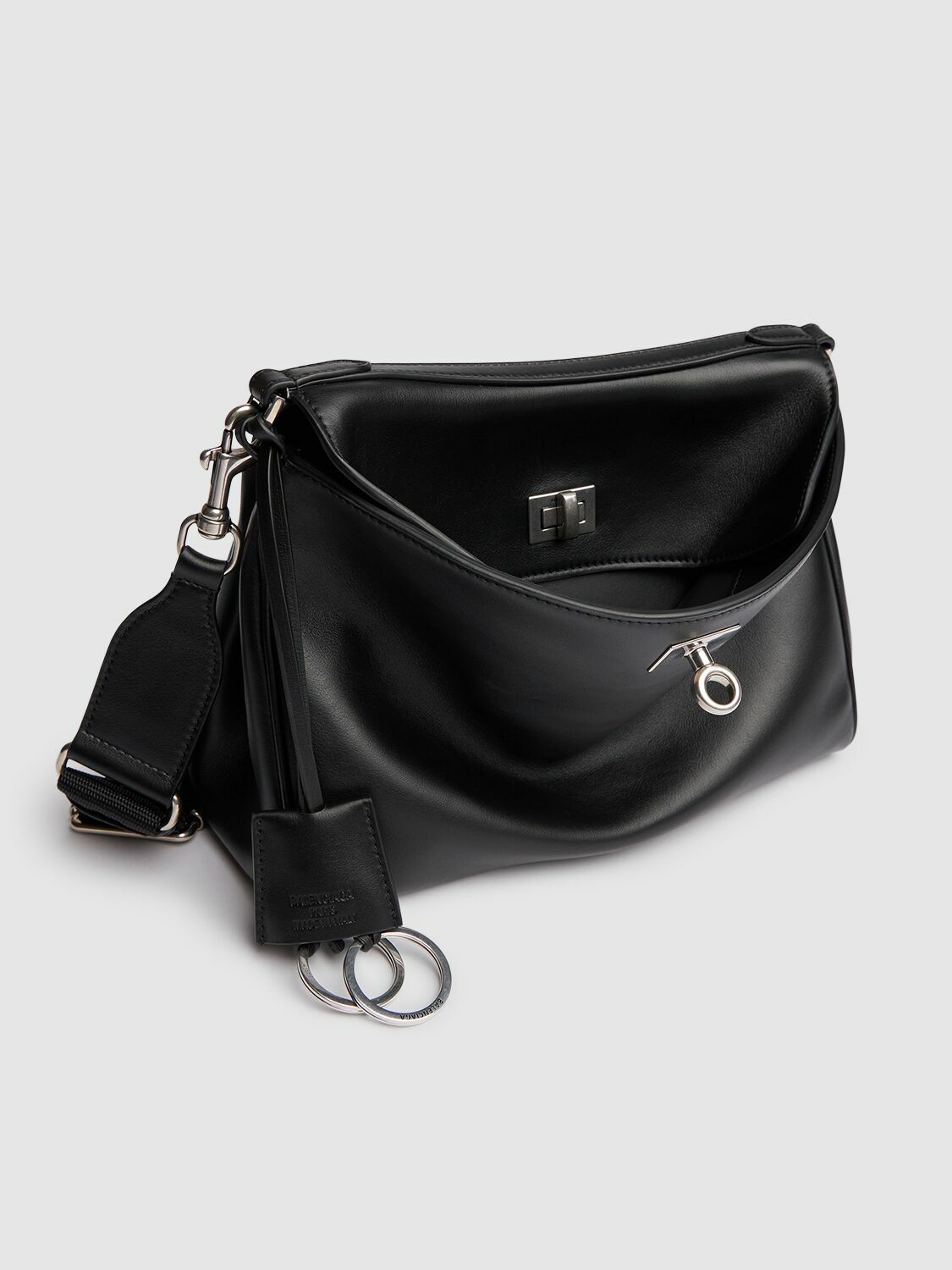BALENCIAGA Rodeo Leather Messenger Bag Balenciaga