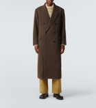 Auralee Double-breasted wool coat