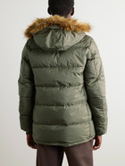 NANGA - Aurora Quilted Hooded Down Jacket - Green