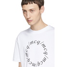 McQ Alexander McQueen White Dropped Shoulder T-Shirt