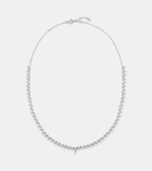 Persée 18kt white gold tennis necklace with diamonds
