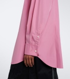 Prada Oversized cotton poplin shirt
