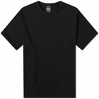 FrizmWORKS Men's Weave Round Half T-Shirt in Black