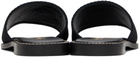 Max Mara Black Gene Sandals