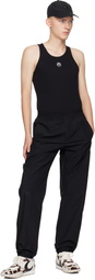 Marine Serre Black Sport Nylon Track Pants